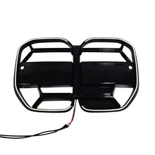 Gloss Black Front Bumper Grille w/ LED Light for BMW 4 Series G22 G23 430i M440i 2021-2026