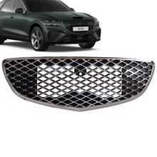 Chrome Front Grille For Genesis GV70 2022-2023 With Camera Hole