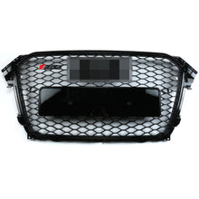 Honeycomb Sport Mesh RS4 Style Hex Grille Grill Black For 13-16 Audi A4 S4 B8.5