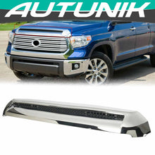 Front Upper Hood Bulge Molding Silver For Toyota Tundra 2014- 2021