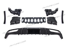 C63S Style Rear Diffuser + Black Exhaust Tips for Mercedes W205 Coupe Convertible C300 C43 AMG 2015-2021 di74