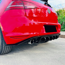 Gloss Black Rear Diffuser for VW Golf 7 Golf Mk7 GTI & Base Hatchback 2014-2017