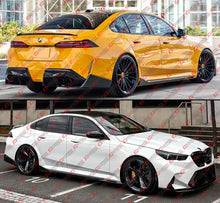 For 2025-2026 BMW G90 G99 M5 MP Style Add-on Real Carbon Fiber Side Skirt Extension