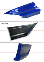 For 2022-2025 Honda Civic Sedan Aegena Blue LED Rear Diffuser + Corner Sparts Splitter