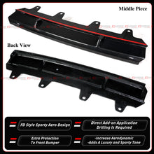 For 2021-2023 BMW G30 530i 540i M550i FD Style Real Carbon Fiber Front Bumper Lip Splitter