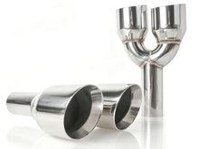 Pair Quad 4" Out Exhaust Tips 2.5" In Fit Ford Mustang S550 2.3L EcoBoost 15-23 / Challenger 2008–2023 (3.6L V6 SXT/GT, 5.7L V8 R/T)