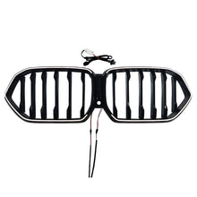 For 2019-2023 BMW X6 G06 Front LED Grille LED Bumper Kidney Grill Gloss Black Single Dual