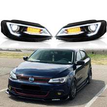 LED Projector Headlights For 2011-2018 Volkswagen Jetta/Sagitar w/Sequential