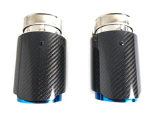 2pcs For Chevy Corvette C6 C7 C8 Carbon Fiber Stainless Exhaust Tip 2.5"to3.5"