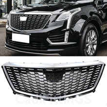 Luxury Style Front Upper Grille Chrome for Cadillac XT5 2020-2024 Non-Camera