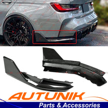 For 2021-2025 BMW G80 M3 MP Style Dry Carbon Fiber Rear Bumper Side Corner Spats Extension
