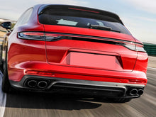 Black Exhaust Tips For 2017-2023 Porsche Panamera 971 Base Muffler Pipe