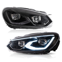 Full LED Headlights With Start-up Animation for Golf MK6 TSI TDI GTD LPG w/ Sequential 2009-2013