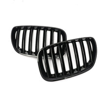 Pair Gloss Black Front Kidney Grill Bumper Grille For BMW X5 E53 2004-2006