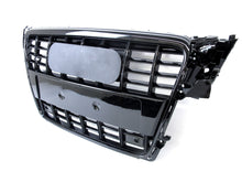 S4 Style Gloss Black Front Hood Grill For AUDI A4 B8 S4 2009-2011-2012 fg224
