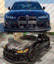 For 2021-2026 BMW G80 M3 G82 G83 M4 CSL Full Dry Carbon Fiber Front Bumper Lip