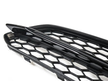 All Black Front Fog Light Grille Covers For Audi A8 S-Line S8 D4 2015–2018