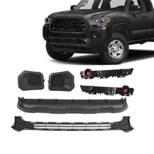 6pcs Front Lower Grille Bumper Valance Fog Light Bezels Bracket For Toyota Tacoma SR 2016-2021