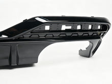 S5 Style Rear Diffuser Lip W/ Black Exhaust Tips For Audi A5 B9.5 S-Line 2020-2025