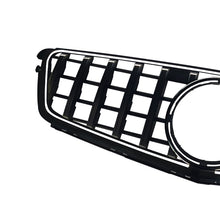 For 2009-2014 Mercedes Benz W204 C250 C300 C350 Front Bumper Grille W/LED Light Luminous GT Grill Gloss Black