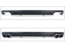 Rear Bumper Diffuser + Exhaust Tips for Audi A6 C8 NON-Sline Base Trim 2019-2025