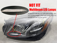 Headlight Lens Covers for Mercedes E-Class W213 2017-2020 Left+Right w/ Sealant