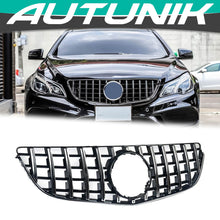 Chrome Front Grill For Mercedes W207 C207 E400 E500 E550 Coupe 2014-2017 w/o Camera