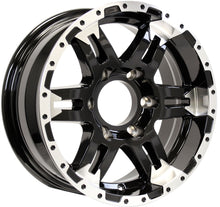 15" X 6" Aluminum Trailer Wheel 6 Lug 5.5  Center Turismo Black Rim