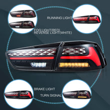 New Updated LED Tail lights Smoked For 2008-2020 Mitsubishi Lancer