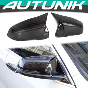 Dry Carbon Fiber Mirror Cover Caps M Style Replace for Toyota A90 Supra mc150