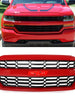 Red Color Front Bumper Grille Upper Grill For 2016-2018 Chevrolet Silverado 1500