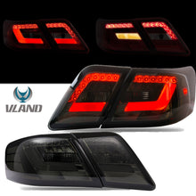 LED Tail Lights For 2006-2011 Toyota Camry XV40 Gen Sedan Smoked Rear Lamps Pair