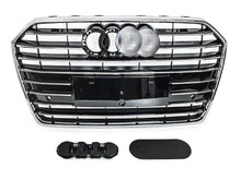 Chrome Front Bumper Grille S6 Style Fit for Audi A6/S6 C7 2016-2018