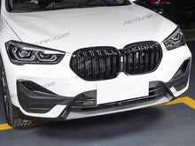 Gloss Black Front Kidney Grille for BMW X1 F48 LCI 2020-2022