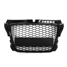 Front Bumper Grille Gloss Black Honeycomb Mesh Grill For Audi A3 S3 8P 2009-2012