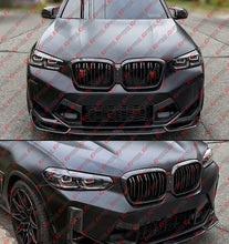 For 2022-2025 BMW X3M X4M Full Carbon Fiber Front Bumper Lower Air Duct Trim Covers