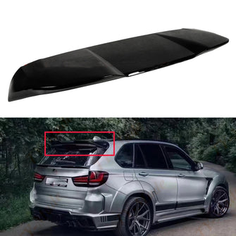 Gloss Black Rear Trunk Spoiler Extension fit for 2014-2018 BMW F15 F85 X5 X5M