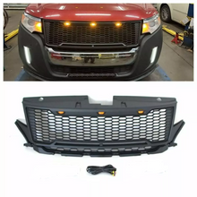 Front Bumper Upper Grille Radiator w/ LED Lights fit for Ford Edge 2011 -2014