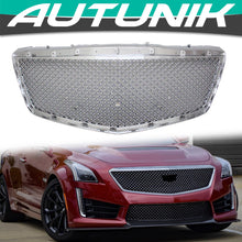 Chrome Front Upper Mesh Grille for 14-19 Cadillac CTS Sedan