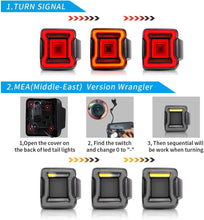 Pair Smoked LED Tail Lights w/ Start-Up Animation For 2018–2023 Jeep Wrangler JL