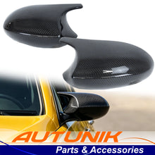 Real Carbon Fiber Mirror Cover Caps For 2005-2009 BMW E90 E91 E92 E93 Pre-LCI Replacement