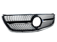 Black Diamond Front Bumper Radiator Grille fit for Mercedes Benz V Class W447 2015-2019 fg95