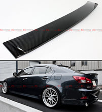 For 2006-2013 Lexus IS250 IS350 ISF Real Carbon Fiber Rear Top Window Roof Spoiler Wing - Sedan Only