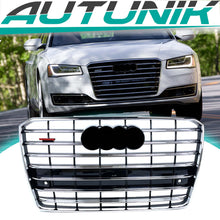 Front Bumper Grille Radiator Chrome for Audi A8 2015-2018 fg349