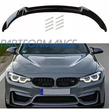 Front Bumper Lip Splitter For 15-20 BMW F80 M3 F82 F83 M4 Gloss Black CS Style