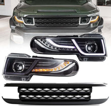 Led DRL Projector Headlights W/ Grille Front Lamp For 2007-2015 Toyota FJ Cruiser