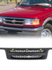 Black Front Grille Upper Grill With LED Light for Ford Ranger 1995-1997