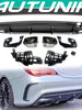 Carbon Look Rear Diffuser for Mercedes W117 C117 CLA250 CLA45 AMG 2013-2019