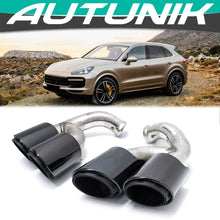 3-Layers Sport Exhaust Tips Pipe For Porsche 958.2 Cayenne 92A 2015-2018 et151