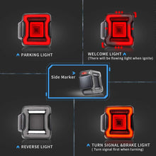 Pair Smoked LED Tail Lights w/ Start-Up Animation For 2018–2023 Jeep Wrangler JL